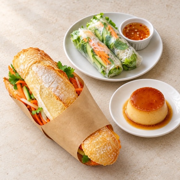 BANH MI MET VOORGERECHT OF DESSERT