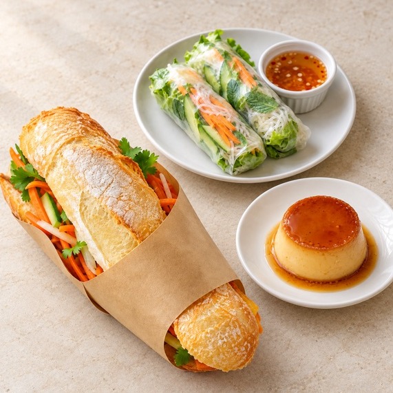 BANH MI MET STARTER + DESSERT